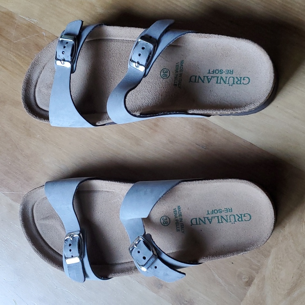 Grünland Sandals Light Grey EU 38 US 7.5